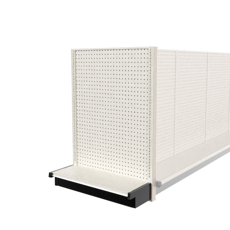 Lozier Shelving End Cap Display, Platinum 36W 54H 13D P353U-EC